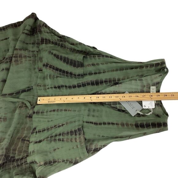 NICHOLAS K x FREE PEOPLE Size XL NWT Dahlia Tie Dye Jumpsuit Sage Green Black - Picture 12 of 16